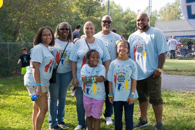 Family at a Buddy Walk