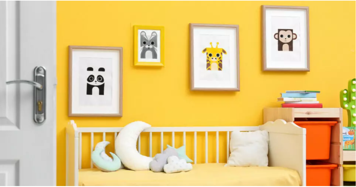 photo of a baby nursery