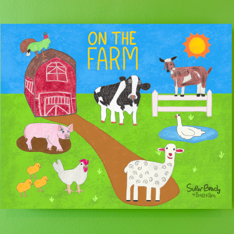 superbrady_inspirart_on_the_farm_canvas_wall_print