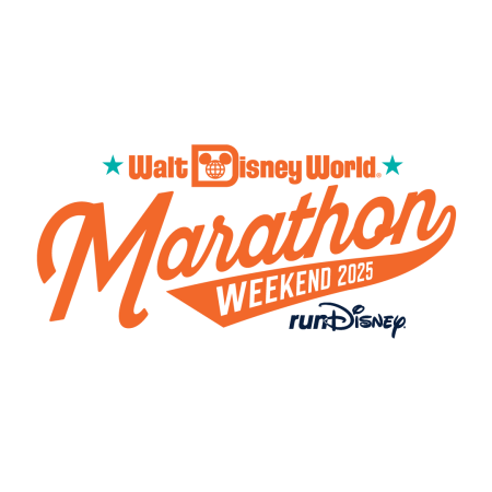 walt disney world 2024 marathon weekend logo in orange writing